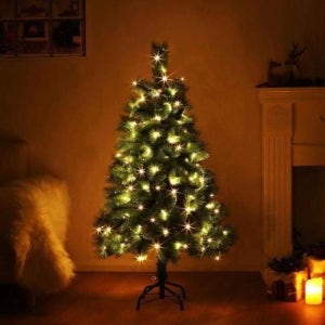 LED전구 트리 세트 120cm 100구 캠핑 카페 성탄절