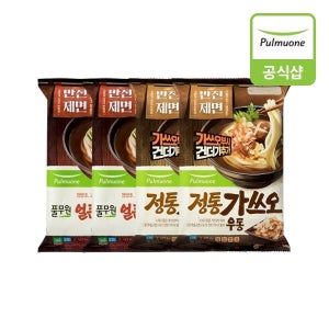 [풀무원] 가쓰오우동 4개(8인) (정통2개+얼큰2개)