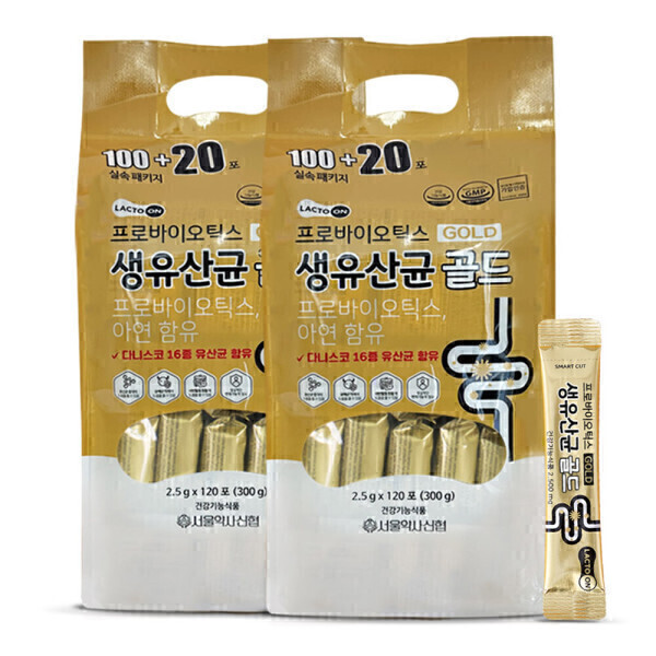 서울약사신협 프로바이오틱스 생유산균 골드 240포(300g x 2세트)