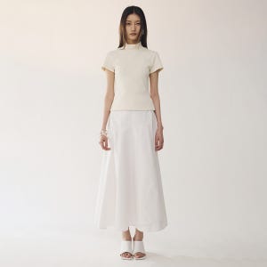 [벳우먼] Bella Wrap Skirt, White