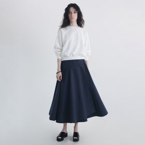 [벳우먼] Bella Wrap Skirt, Navy