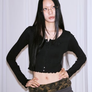 [미스테리어스호텔] BABY BUTTON-UP CD [BLACK] MH26SSCD001BK