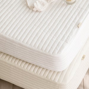 궁극의 부드러움 100% 모달 올인원 누빔 매트리스 커버누빔 패드, 매트리스 커버를 하나로[2Color]