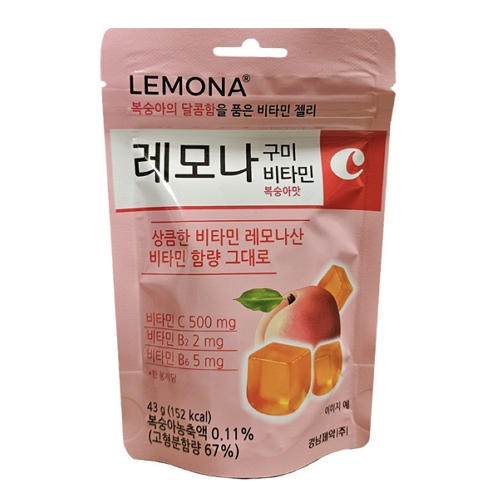 레모나 구미 비타민C 복숭아맛, 1개