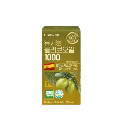 유기농 올리브오일 1000mg x 30캡슐, 1개