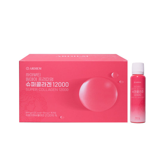 아르디엠 <b>하이</b>뷰티 원데이프리미엄 슈퍼<b>콜라겐</b> <b>12000</b> <b>50ml</b> 15병 1개