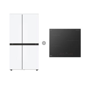 LG 디오스 AI 오브제컬렉션 냉장고 (양문형)  + LG 디오스 인덕션 S836MQQ012 + BEI3ASB2OE