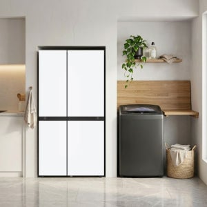 LG 디오스 AI 오브제컬렉션 냉장고 + LG 통돌이 세탁기 (S836MQQ012 + T19MX8A)