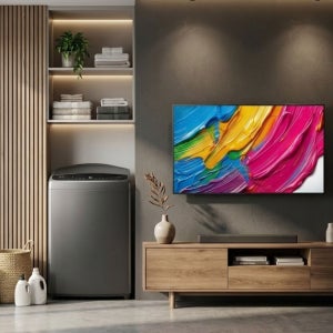 LG 통돌이 + LG QNED TV 스탠드형 (T19MX8A + 65QNED75AEA)