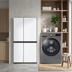 LG 디오스 AI 오브제컬렉션 냉장고 + LG 트롬 세탁기 (S836MQQ012 + F24VDLPR)
