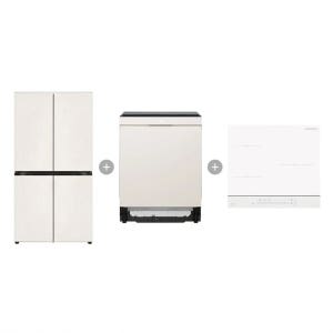 LG 디오스 냉장고 + LG 디오스 식기세척기 + LG 디오스 인덕션 T875MEE111 + DUE6BGL1E + BEI3QKHLOE