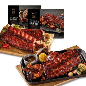 빕스 오리지널 바비큐 폭립 2팩 + 스파이시 바비큐 폭립 2팩