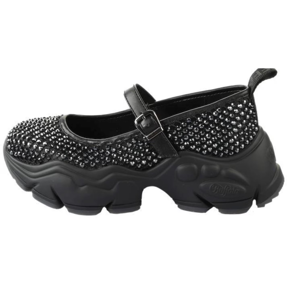 버팔로 Buffalo Womens Crystal Embellished Platform Mary Jane Ballet Pumps 23161303