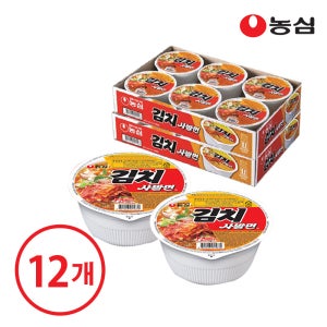 농심 김치 사발면 86gX12개