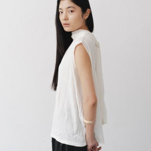 [애프터글로울] Pleats Scarf Two Way Top-White A21TS03-WH