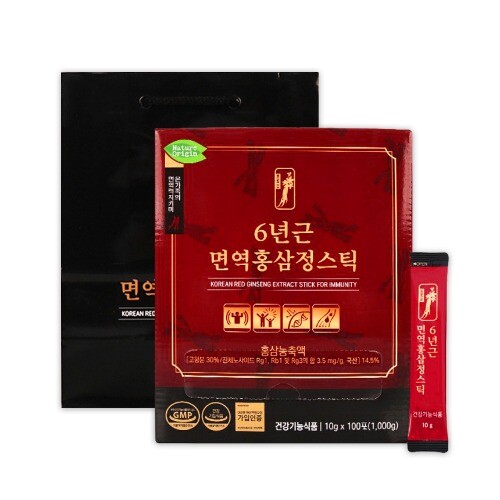 네이처<b>오리진 6년근</b> 면역 <b>홍삼정</b> 스틱 10g x 100포