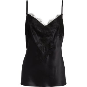 Marjolaine 블랙 실크 레이스 트림 캐미솔 Silk Lace Trim Baccarat Camisole 000000000007099278 123479759