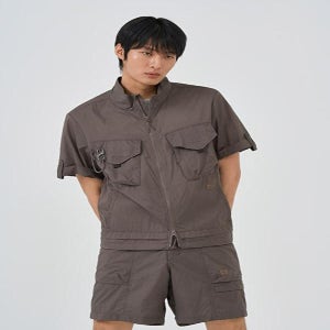 비비씨어스(BBCEARTH) 유틸리티 숏슬리브 남성 자켓 BE52JA54M 428515