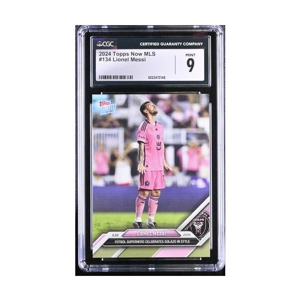 2024년 MLS 134 리오넬 메시 카드 등급 CGC 9위