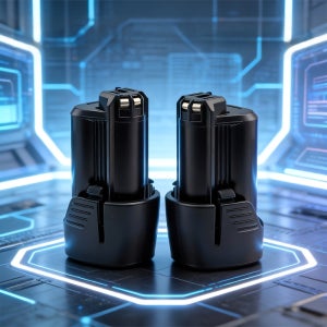 2팩 - Boshi 10.8V/12V 전동 공구 배터리 라인과 호환되는 3.0Ah 용량 12V 교체용 배터리, 무선 드릴에 이상적인 충전식 리튬이온 배터리