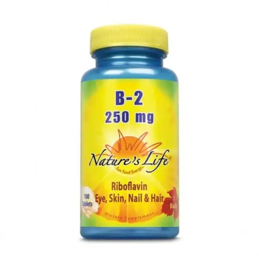 Natures Life 네이쳐스 라이프 비타민B2 250mg 100 태블릿 비타민B 영양제