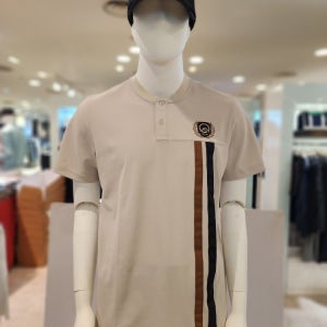 NC엑스코점 팬텀골프 남성 211C2TO006 테잎 장식 헨리넥 반팔티셔츠