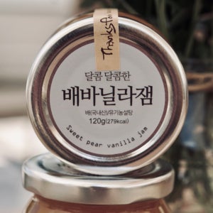 달콤달콤한 배바닐라 수제잼 (120g) 과일잼, 수제식품점 이선 (땡스팜)