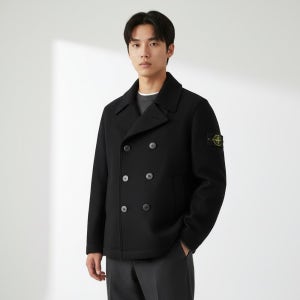 스톤아일랜드 K2S155100059 S0IN1 V0029 와펜 로고 패치 남성 코트