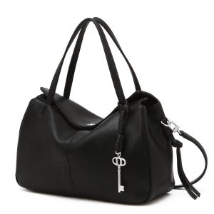 [아떼 바네사브루노 액세사리] [DEMAIN] 블랙 레더 드망 숄더백S AABA6F280BK