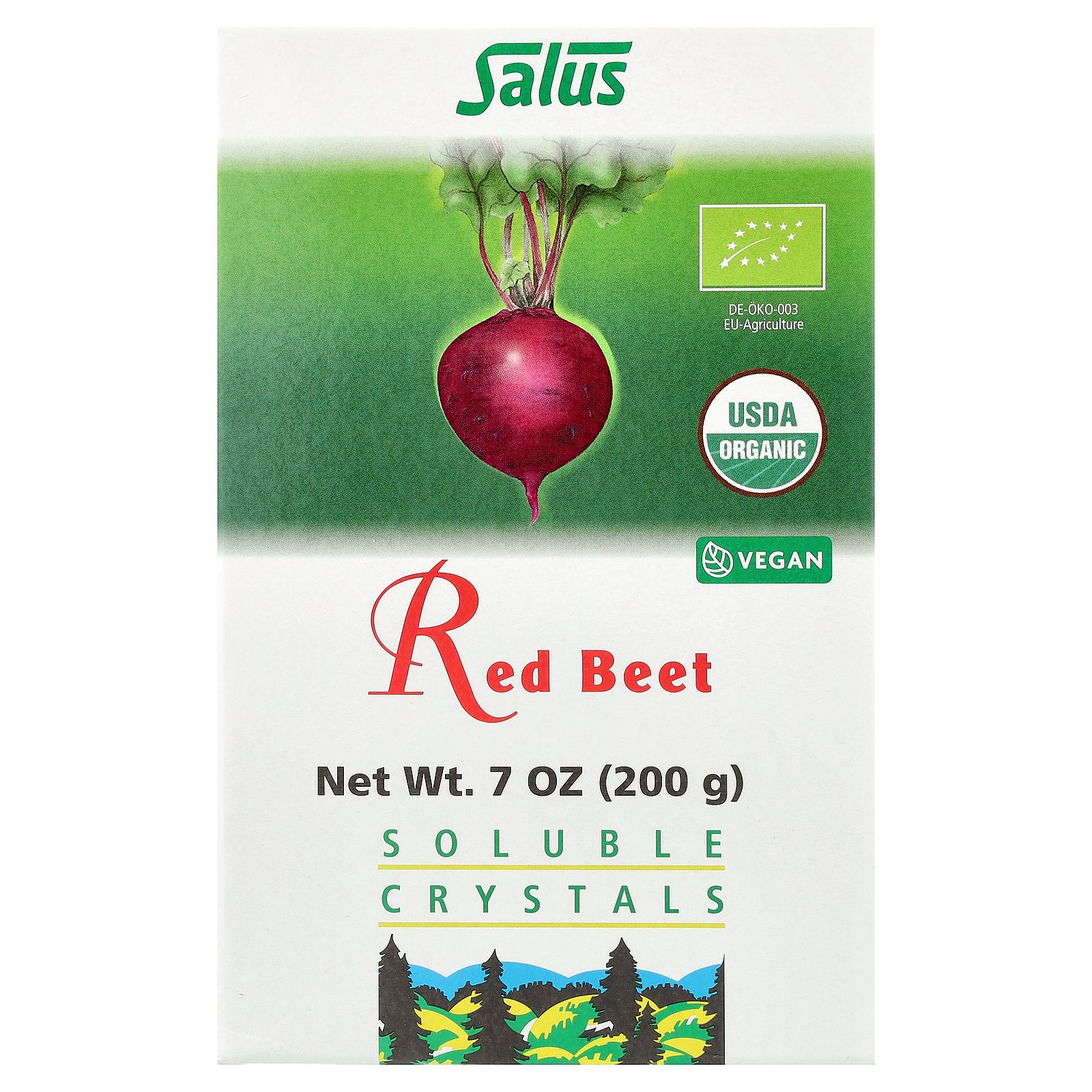 Gaia Herbs 가이아허브 <b>레드 비트</b> 솔루블 7 oz 200 g <b>크리스탈</b> 영양제 건강보조식품