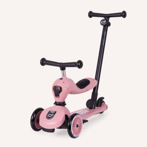 [뉴컬러출시] 킥1 푸시앤고(로즈) 아기킥보드 유아 어린이 씽씽카