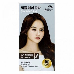 TBZ BTM-M578 먹물헤어칼라크림 N5 진한갈색