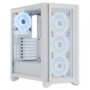 CORSAIR iCUE 4000D RGB AIRFLOW QL Edition (트루 화이트)