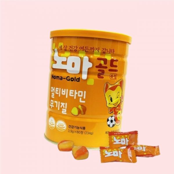 <b>삼아제약</b> 노마골드 츄정 60정 멀티비타민 4455934