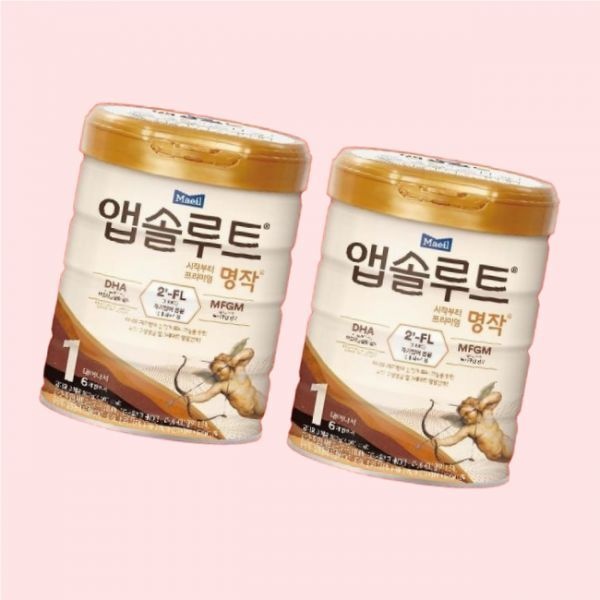 앱솔루트 명작 2FL 분유 1단계 800g 2개 4524210