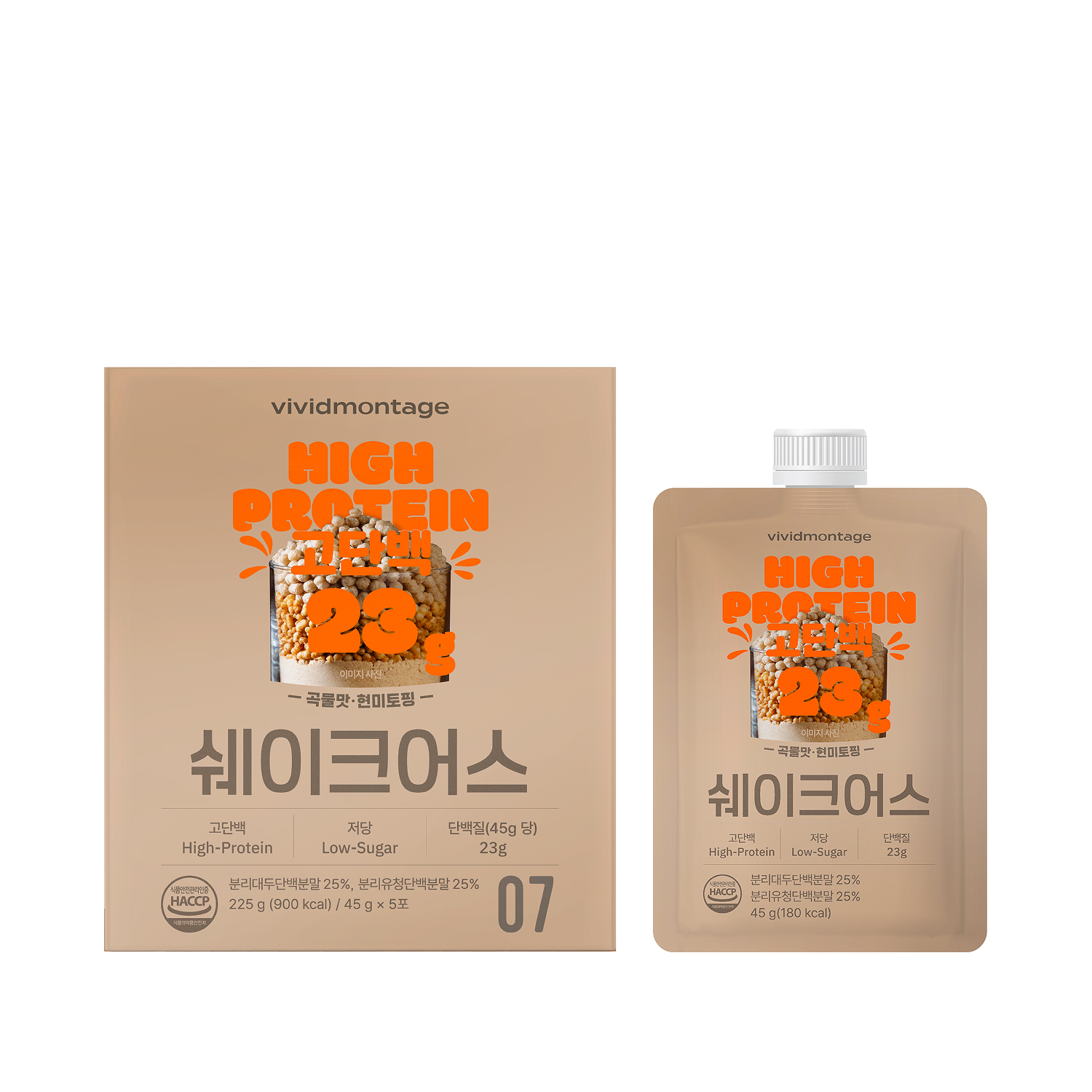 엄마사랑 비비드몽타주 쉐이크 어스 45g  5포, 1개