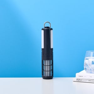 2in1 랜턴식 무드등 무선 UV 캠핑용 포충기 그레이