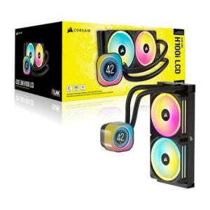 커세어 iCUE LINK H100i LCD AIO CPU수랭쿨러 블랙