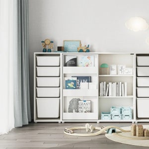 한샘 샘키즈 슬라이딩 전면책장 수납장 박스형 1600