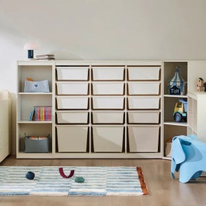 한샘 샘키즈 낮은 수납장 1305 크림오트밀