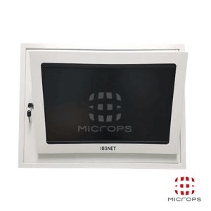 IB-W2200_경사 트윈모니터렉_680x500x240_22인치용_DVR렉_시건장치_미니렉_DVR전용_모니터_일체형
