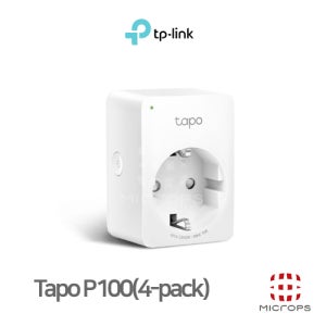 티피링크(TP-LINK) Tapo P100(4-pack)_미니_스마트 플러그_Wi-Fi 플러그