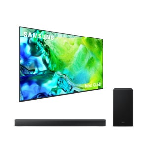 삼성전자 2026 Neo QLED QNH80 (189cm) 풀 모션 슬림핏 벽걸이형+3.1ch 사운드바 B650F KQ75QNH80-W6