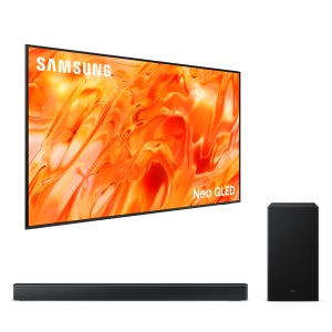 삼성전자 2026 Neo QLED QNH70 (163cm) 풀 모션 슬림핏 벽걸이형+3.1ch 사운드바 B650F KQ65QNH70-W6