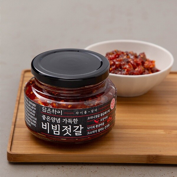 담은차이 좋은양념 가득한 비빔젓갈 제품 이미지