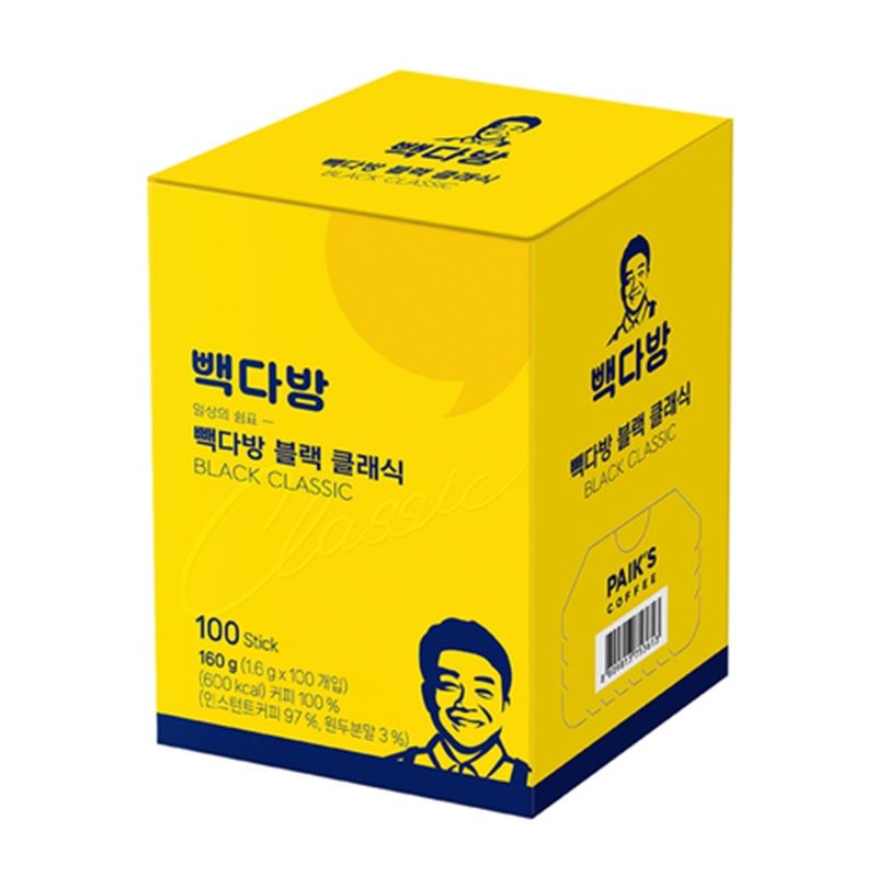 빽다방 백다방 커피믹스 Classic 성분 분석