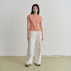 [모노크롬] dic painting pants (ivory)