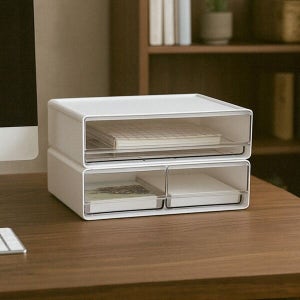 [히키스] 히키스 모듈형 데스크 오거나이저 서랍 책상 문구 사무용품 정리함 DO140