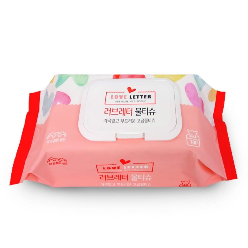 물티슈 70매 가정용물티슈 대용량물티슈 부드러운물티슈 1회용물티슈