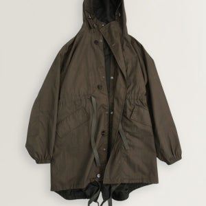 더 녹인 Panel Nylon M51 Field Jacket - Garment Washed (Martini Olive)